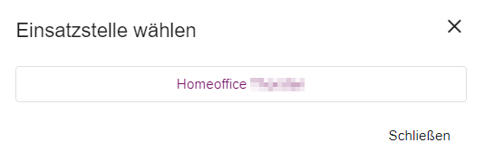 Liste der ohne Scan anwählbaren Einsatzstellen